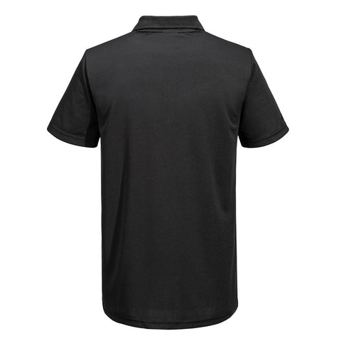 DX4 Polo Shirt S/S All Black back