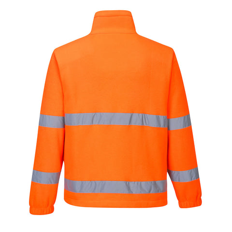Hi-Vis Essential Polar Fleece Orange back