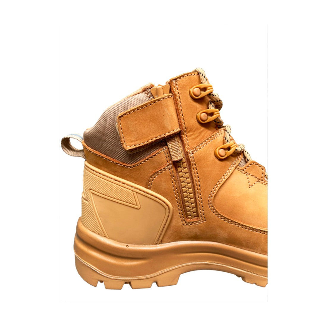 Composite Nubuck Leather Mid Boot S3S Wheat heel