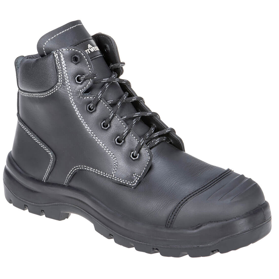 Steel Leather Mid Boot S3 Black