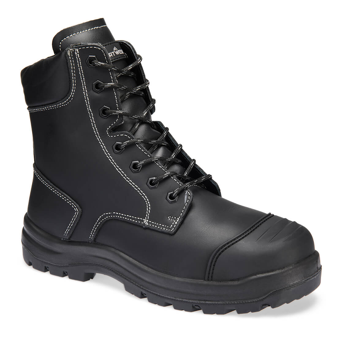 Steel Leather High Boot S3 Black