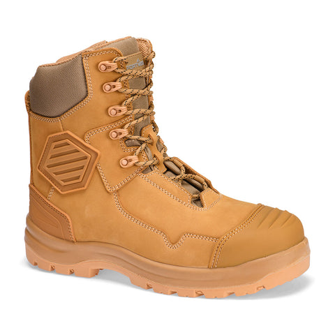 Composite Leather Shin Boot S3S Wheat