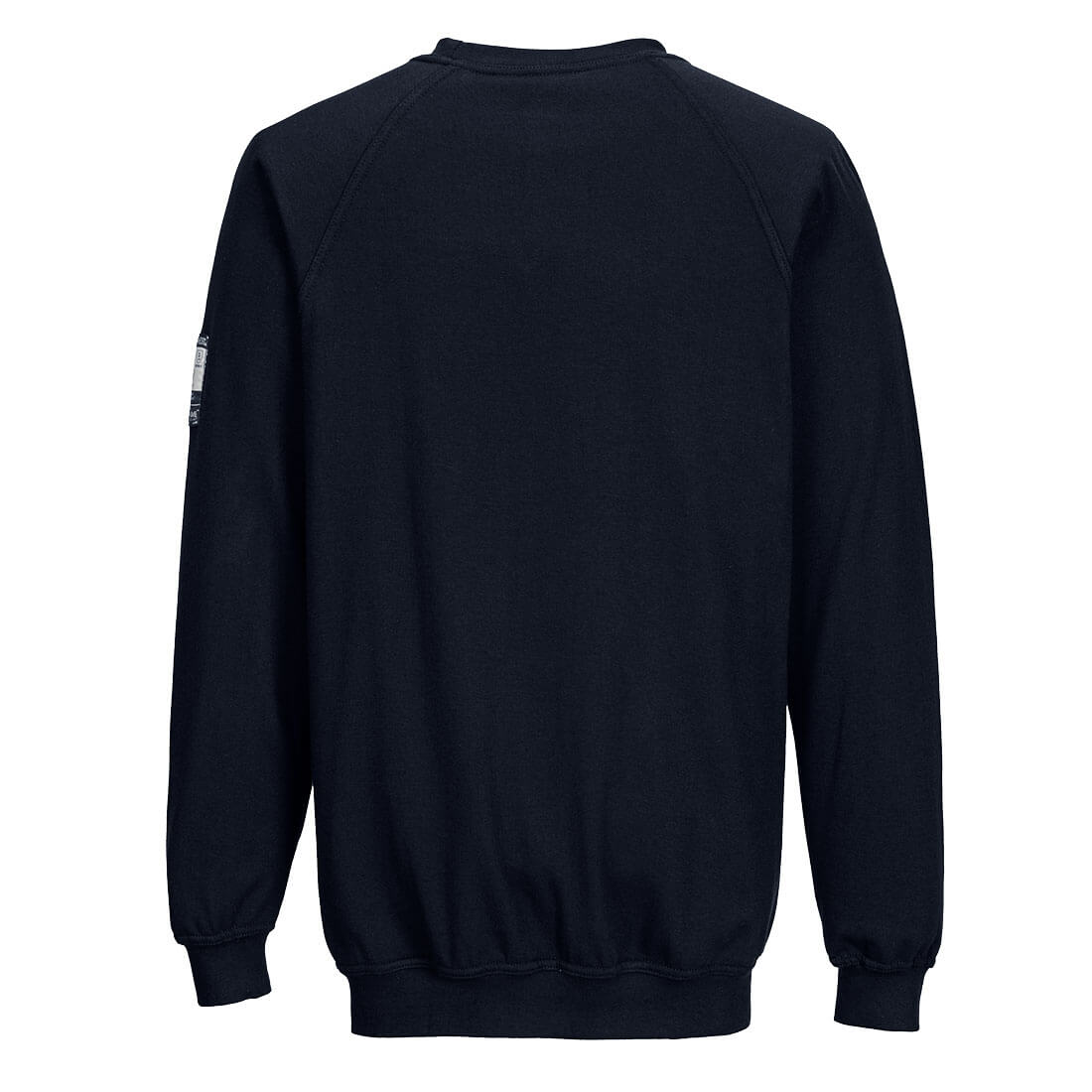 Modaflame Knit Anti-Static FR Long Sleeve Sweatshirt Navy back