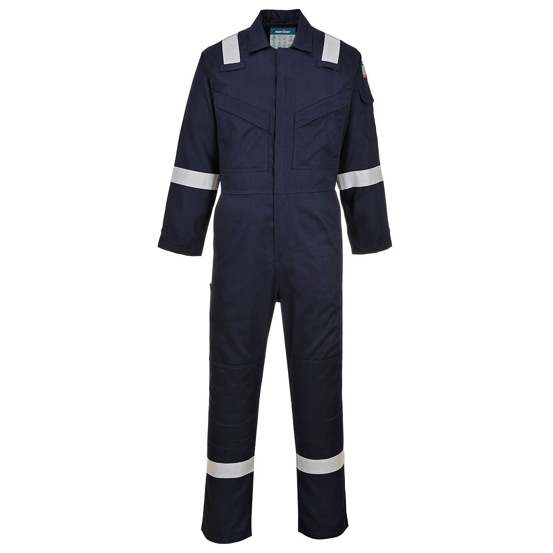Bizflame Work Super Light Weight Anti-Static FR Coverall Navy