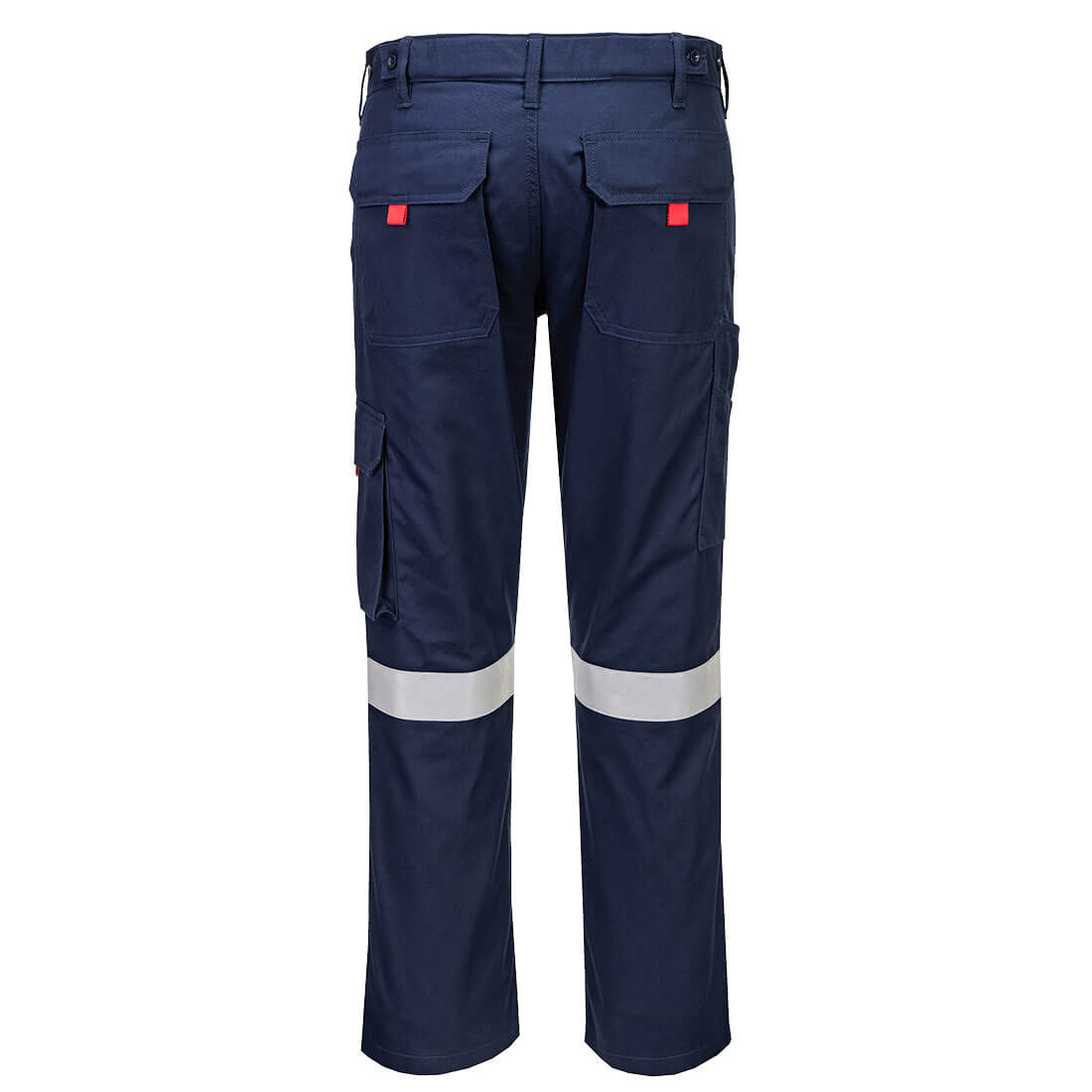 Bizflame Work FR Women's Cargo Pants with Tape Navy back