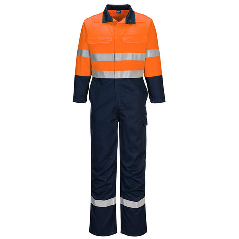 Portflame FR Coverall Orange/Navy