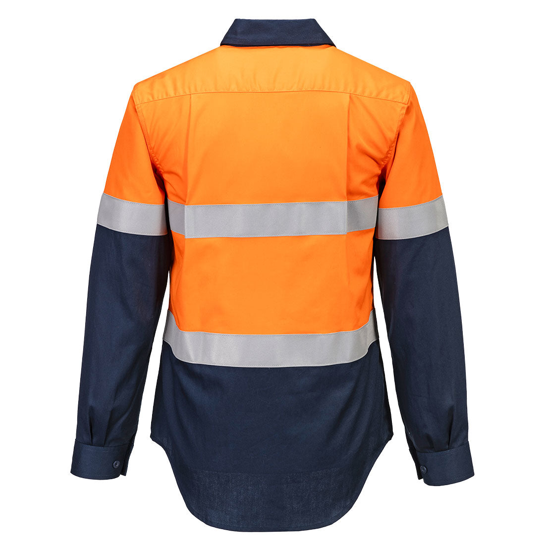 Bizflame FR Women's Shirt Orange/Navy back