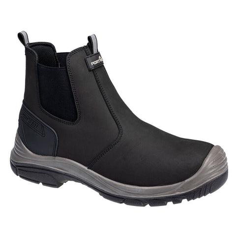 Steel Action Nubuck Dealer Boot S7 Black/Grey