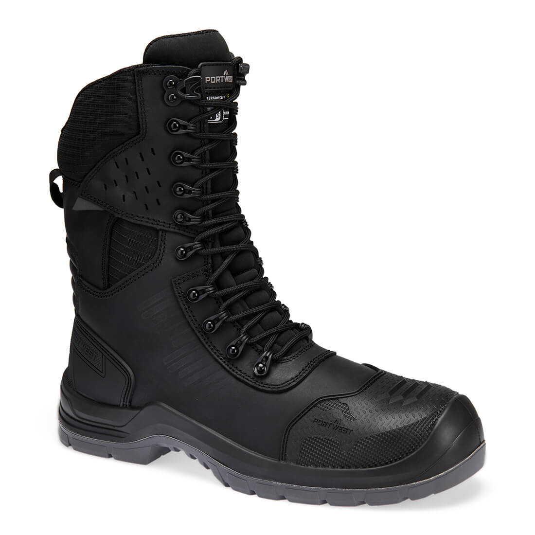 Composite Leather High Boot S7L Black