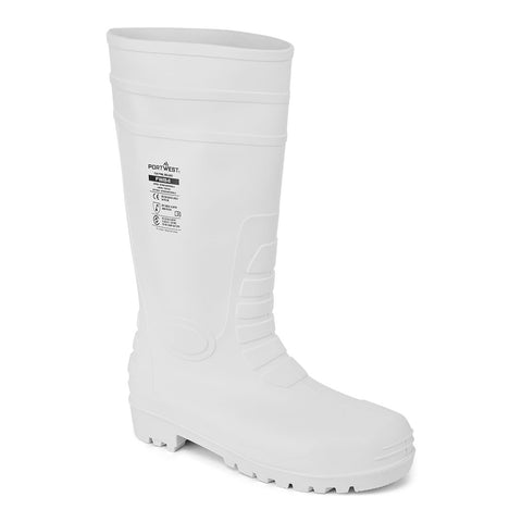 Steel PVC Food Wellington S4 White
