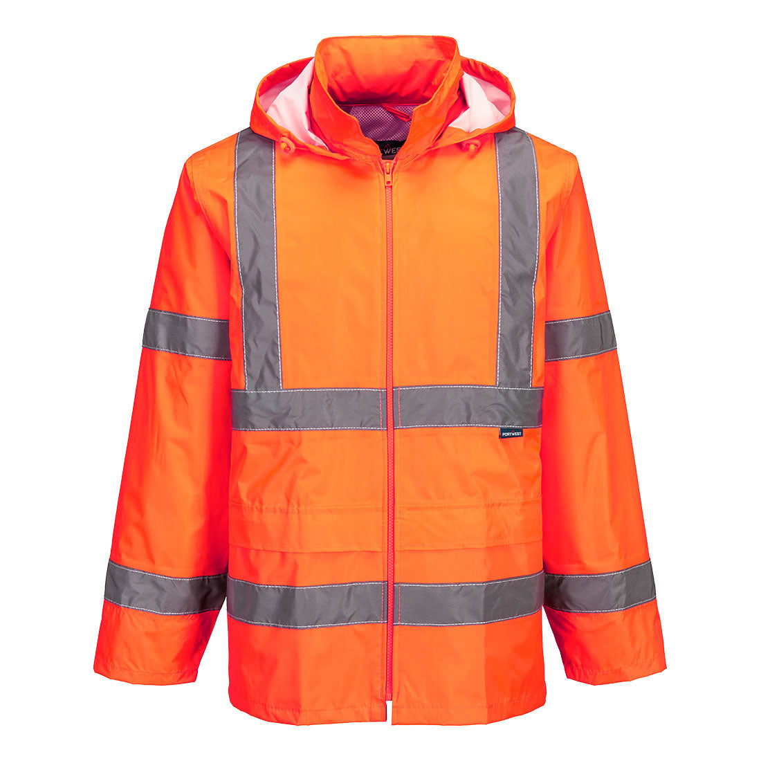 Hi-Vis Rain Jacket Orange