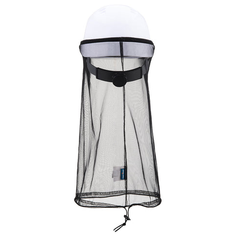 Insect Net Helmet Accessory Black back