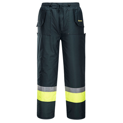 Huski Hi-Vis Contrast Freezer Pants Forest/Yellow