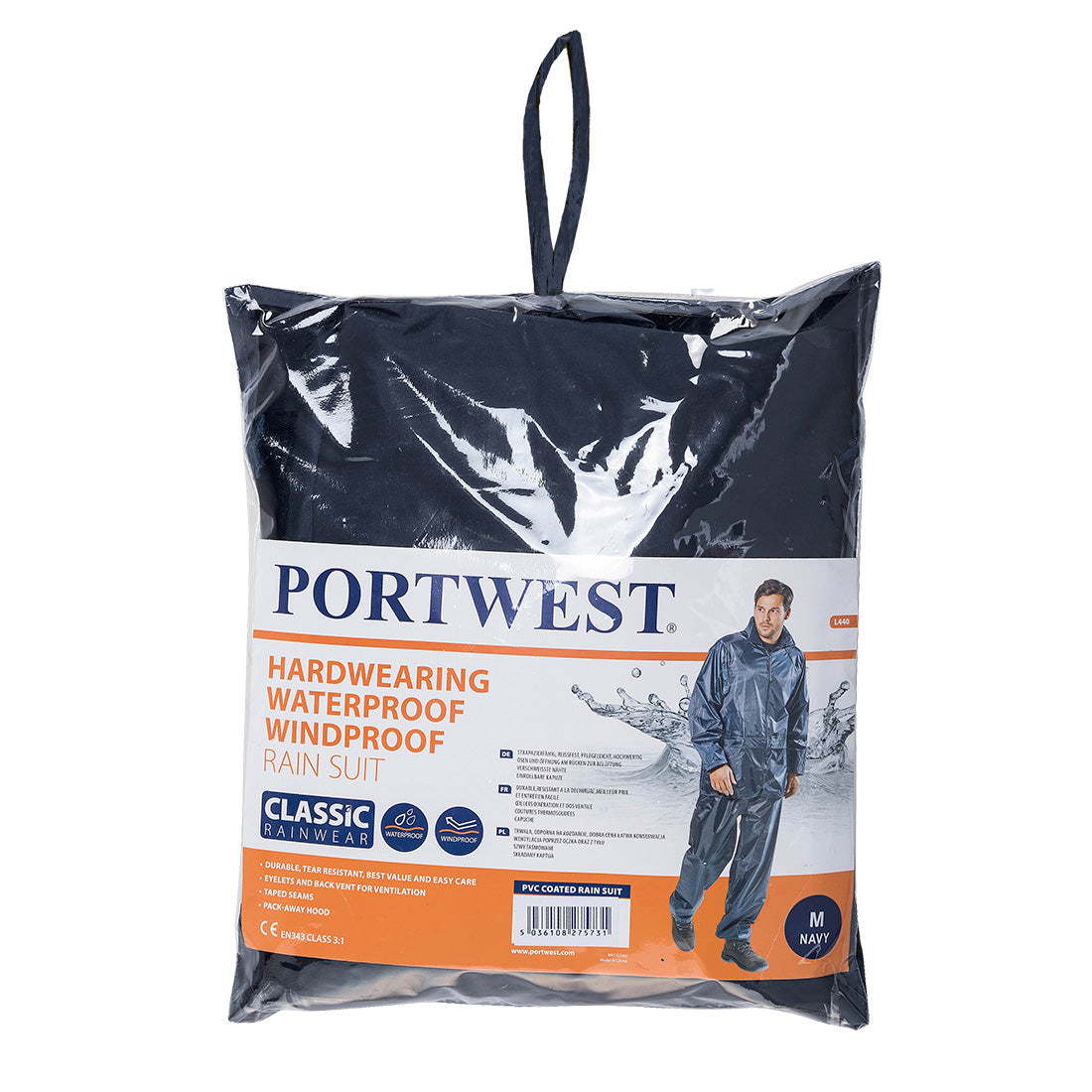 Essentials Rainsuit (2 Piece Suit) Navy
