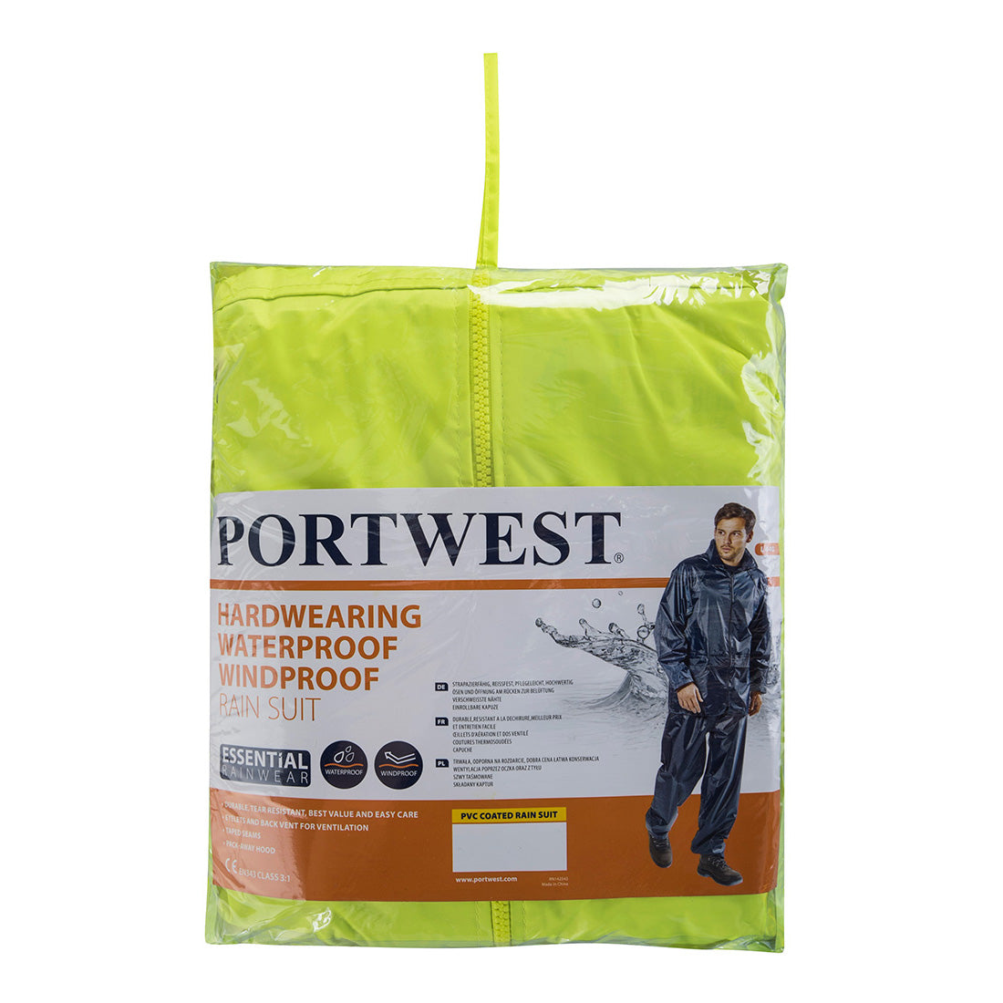 Essentials Rainsuit (2 Piece Suit) Yellow
