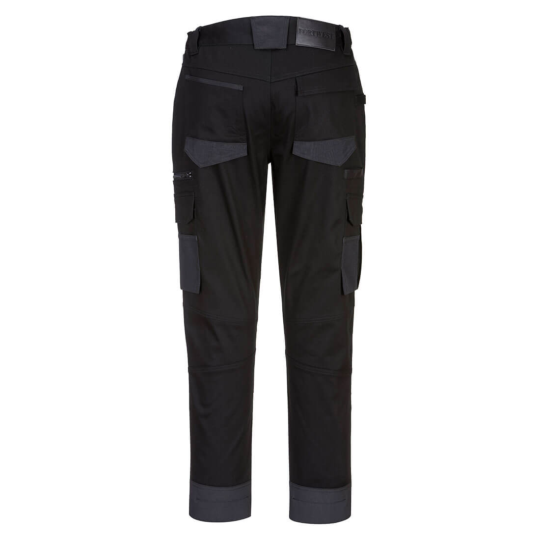 KX3 Women's Stretch Slim Fit Trade Pants Black back