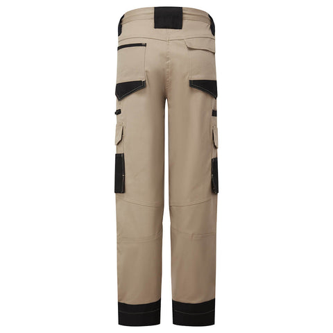 KX3 Women's Stretch Slim Fit Trade Pants Sand back