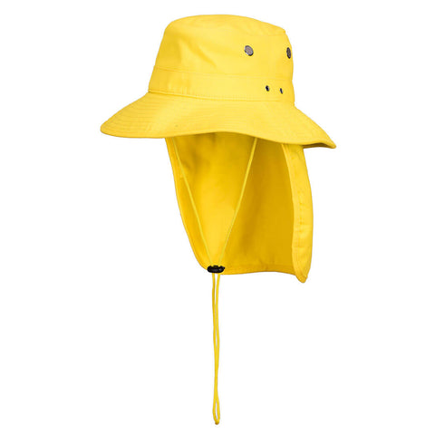 Wide Brim Hat Yellow back