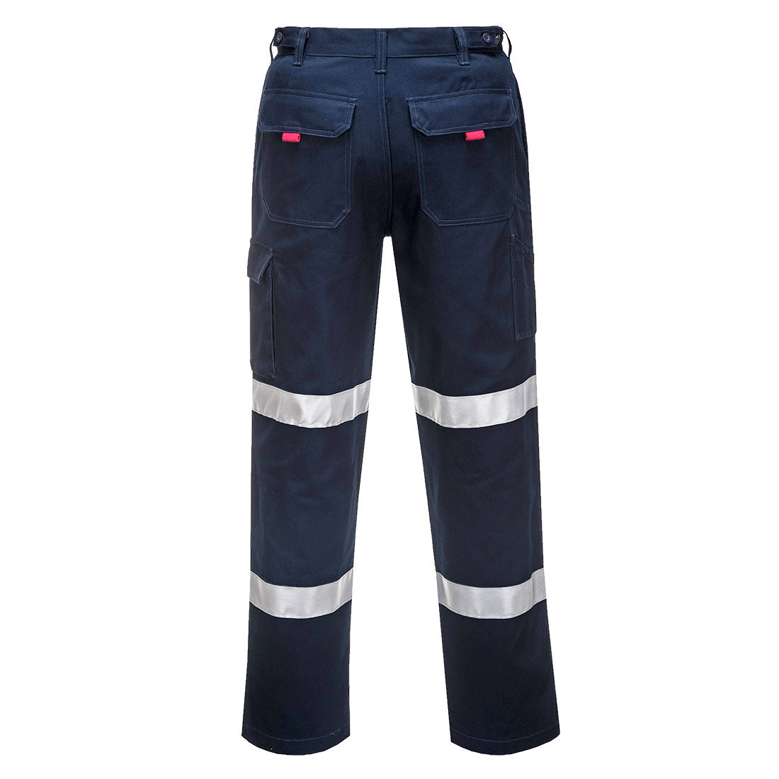 Cargo Pants with Double Tape Navy back