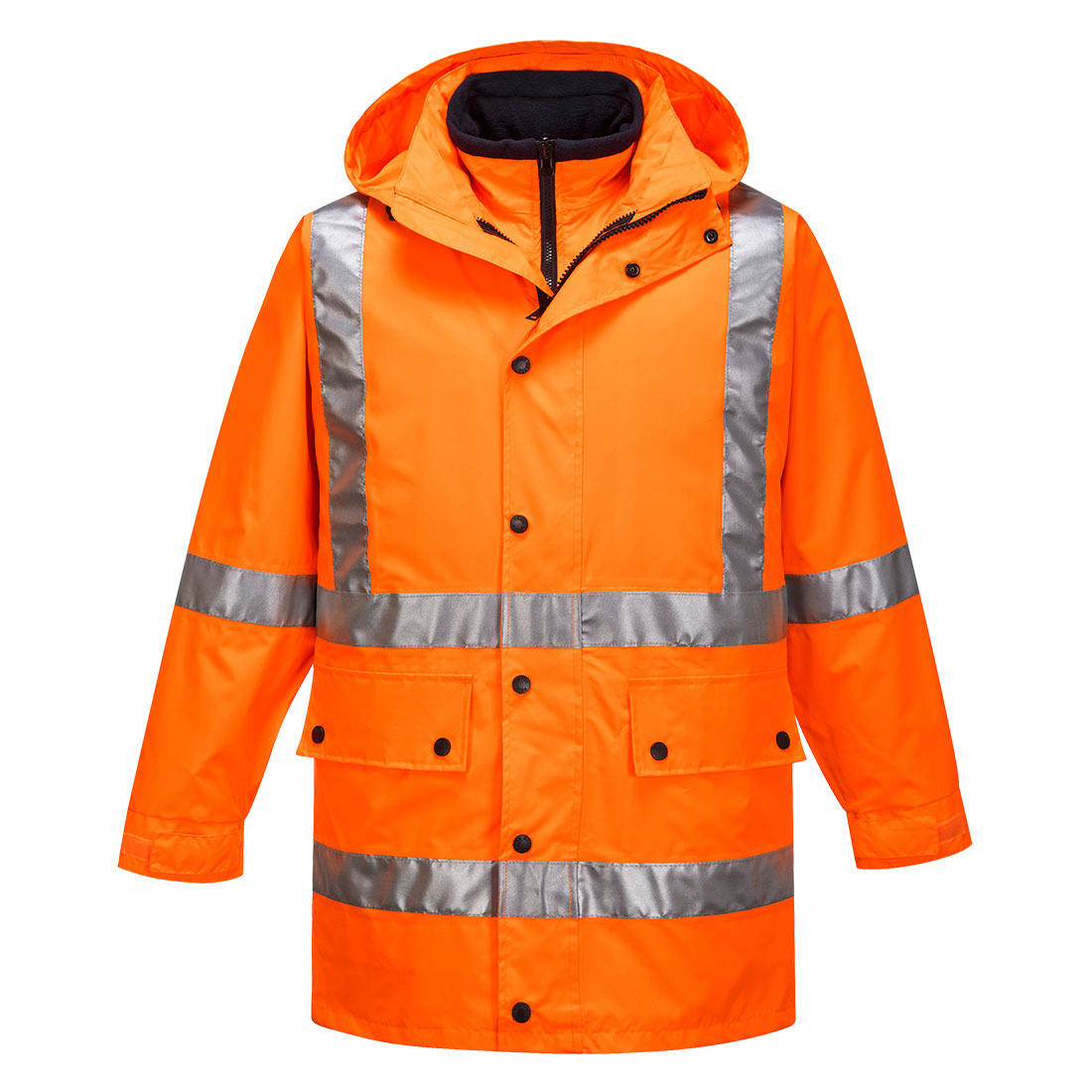Max Hi-Vis X Back 4-in-1 Jacket Orange
