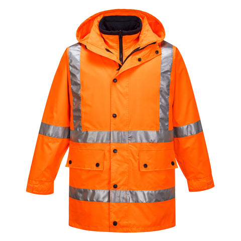 Max Hi-Vis X Back 4-in-1 Jacket Orange