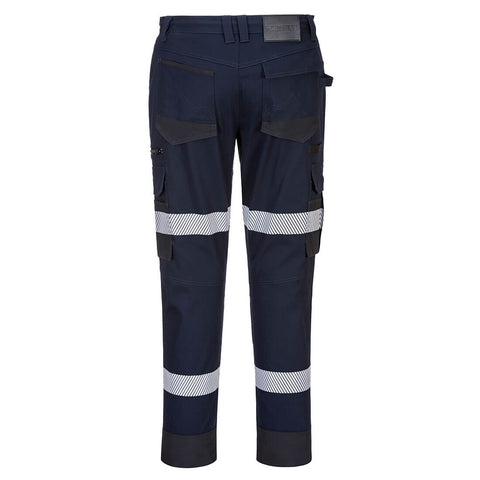 Slim Fit Stretch Bio Motion Pants Navy back