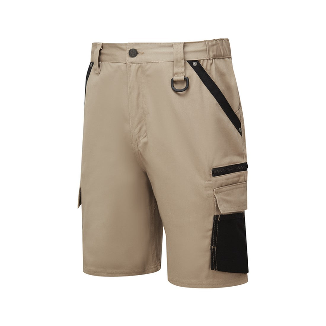KX3 Stretch Slim Fit Shorts Sand side