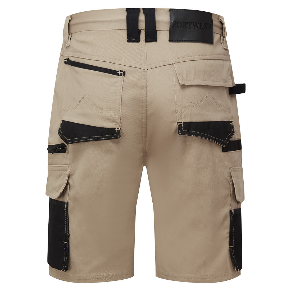 KX3 Stretch Slim Fit Shorts Sand back