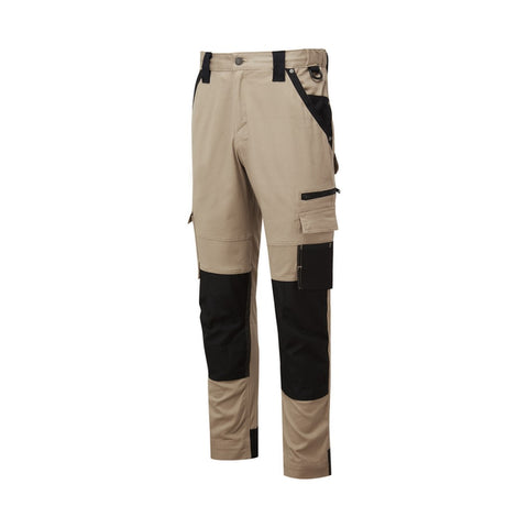 KX3 Stretch Slim Fit Trade Pants Sand side