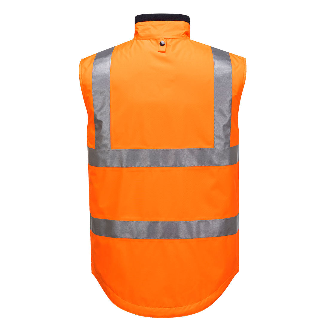Hi-Vis Reversible Vest Orange back
