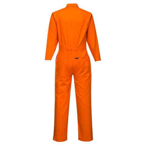 Hi-Vis Class D Coverall Orange back