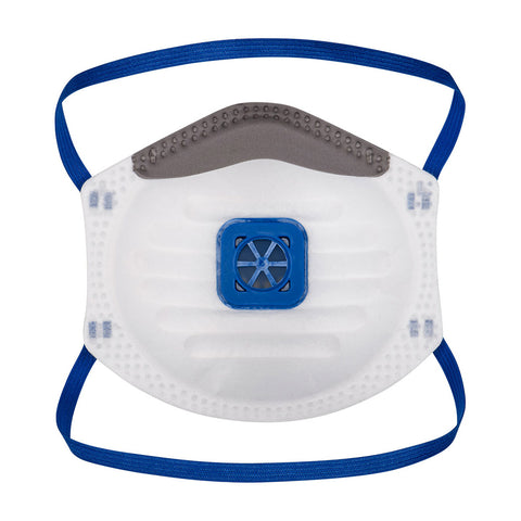 FFP2 Valved Dust Mist Respirator (Pk10) White back