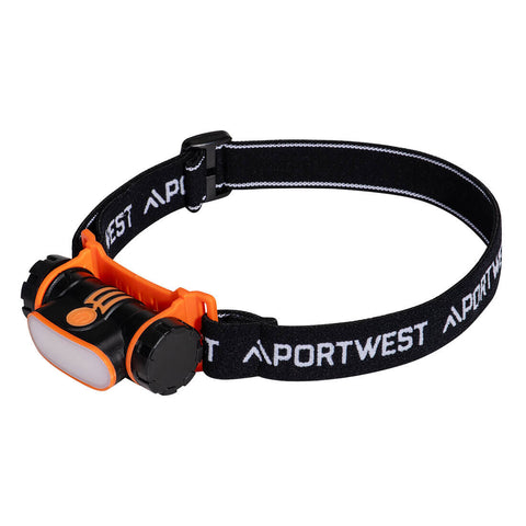 USB Rechargeable LED Head Light Black