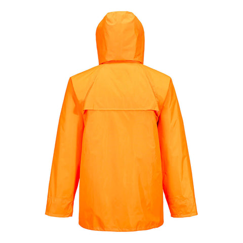 Classic Rain Jacket Orange back