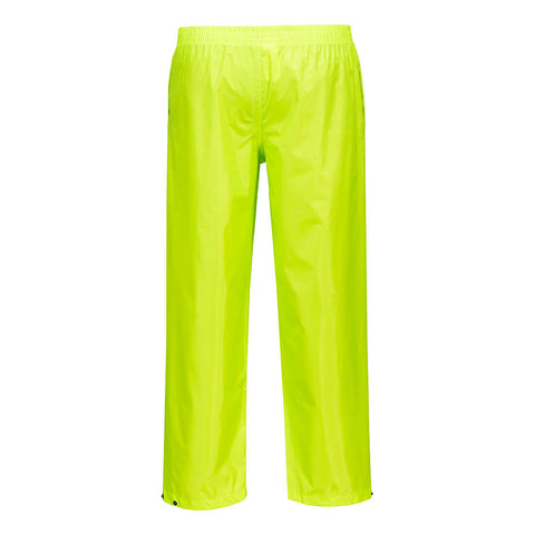 Classic Rain Pants Yellow back