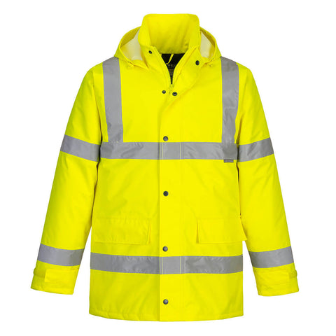 Hi-Vis Winter Traffic Jacket Yellow