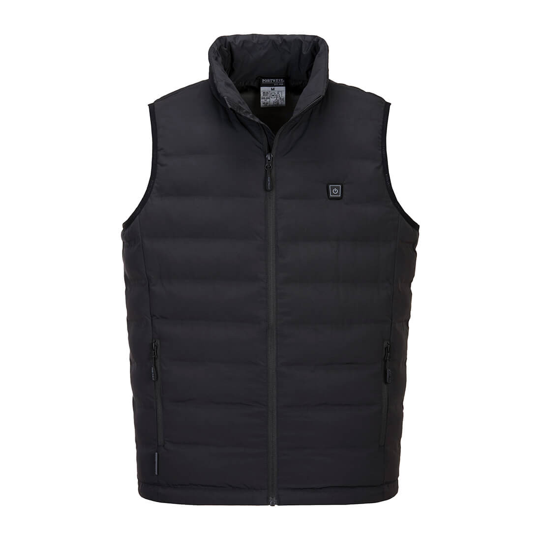 Ultrasonic Heated Tunnel Vest Black