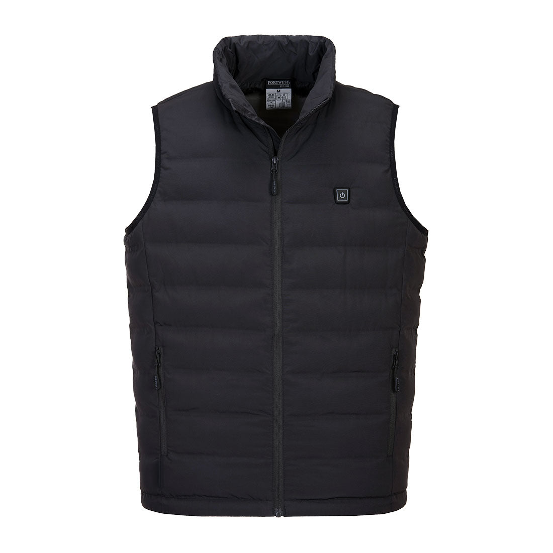 Ultrasonic Heated Tunnel Bodywarmer Black