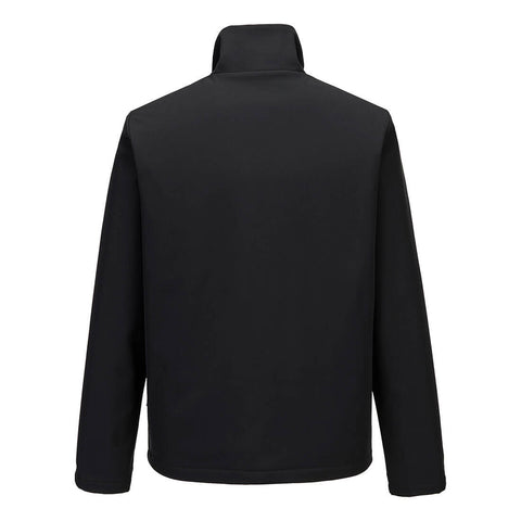 Heated Softshell Jacket (3L) Black back