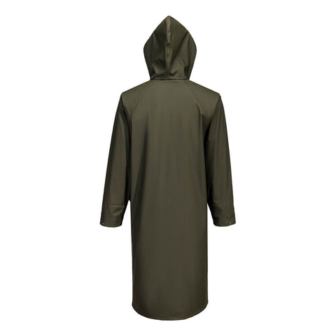 Flexatex Chem Long Coat Forest Nights back
