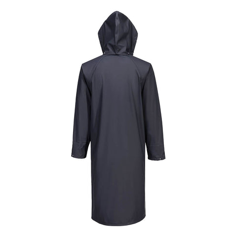Flexatex Chem Long Coat Navy back