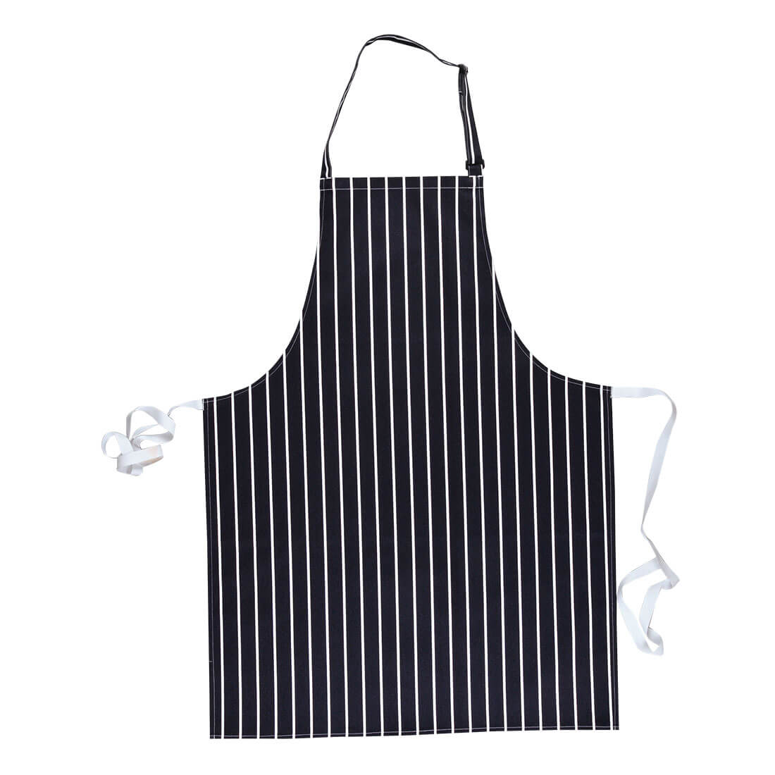 Butchers Apron Navy/White back