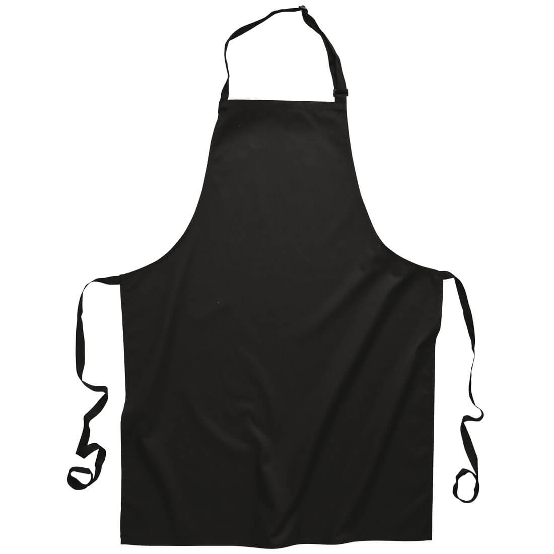 Polycotton Bib Apron Black back