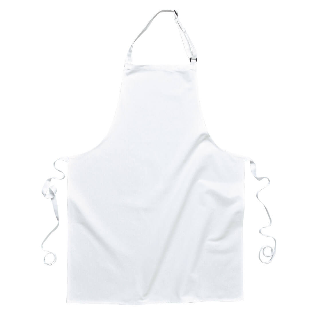 Polycotton Bib Apron White back