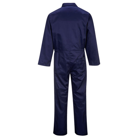 Euro Work Polycotton Coverall Navy 1 back