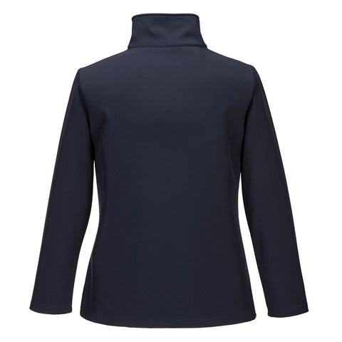 Women's Print and Promo Softshell (2L) Navy back