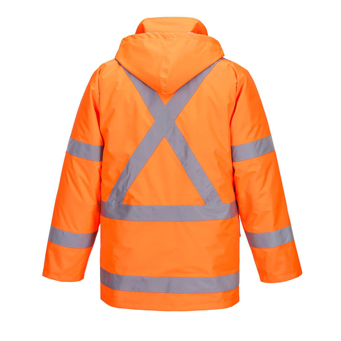 TTMC-W23 X Back Winter Traffic Jacket Orange back