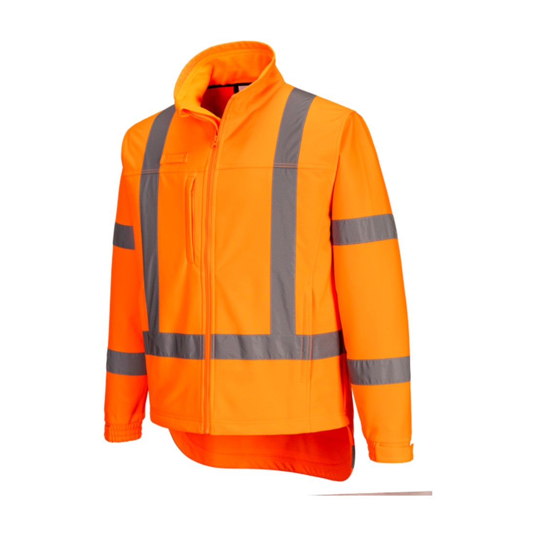 TTMC-W23 Hi-Vis X Back Softshell Orange side