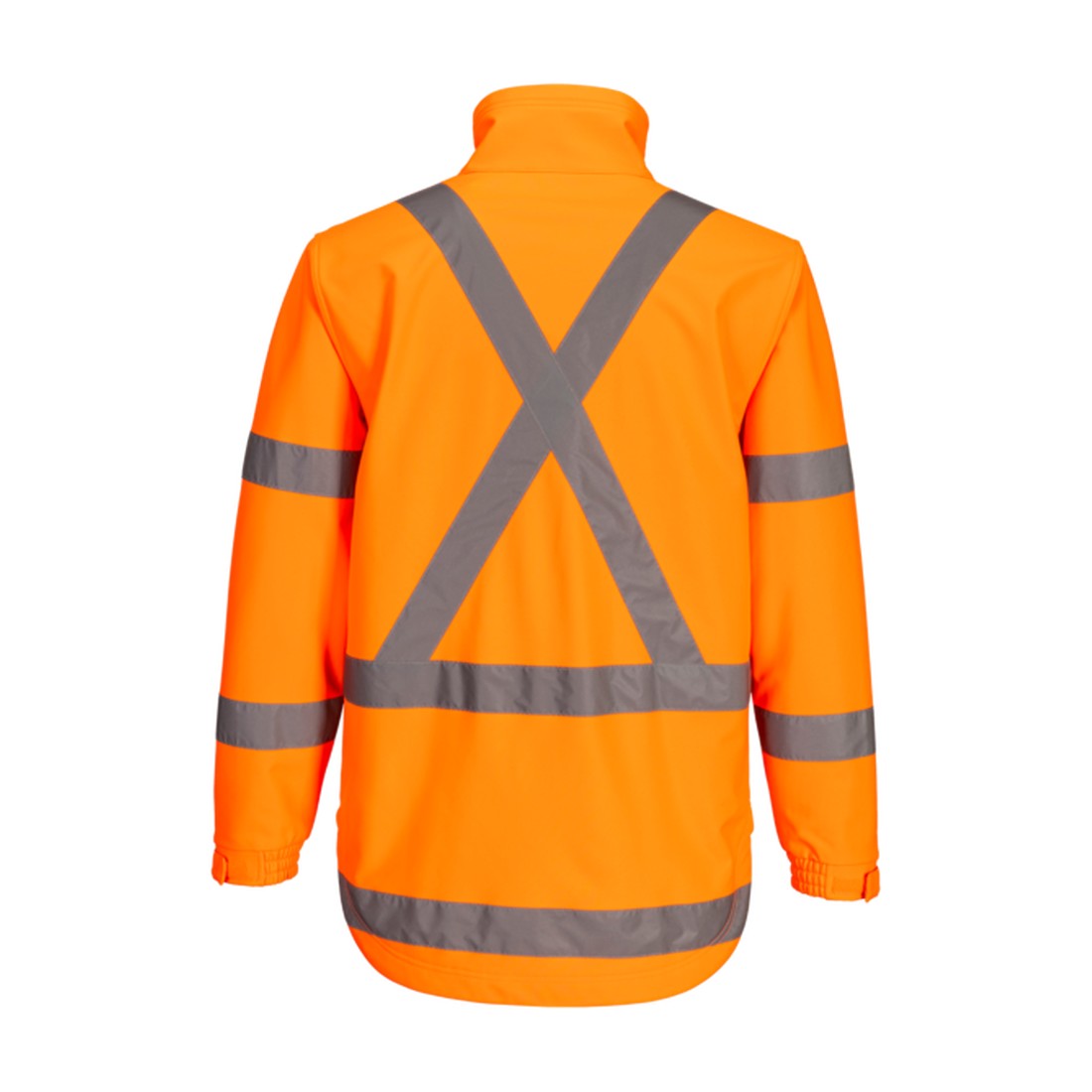 TTMC-W23 Hi-Vis X Back Softshell Orange rear