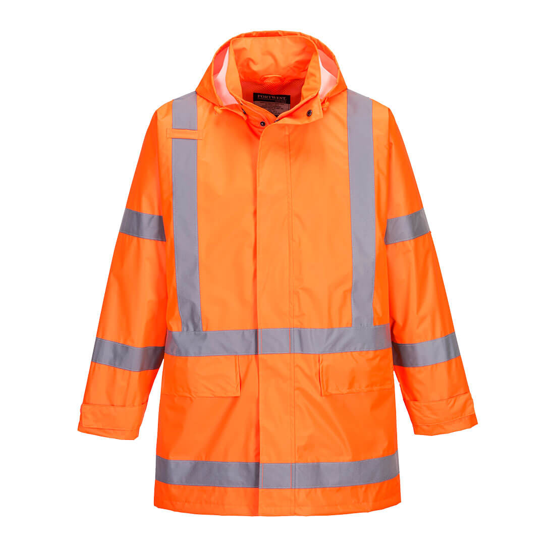 TTMC-W23 X-Back Rain Traffic Jacket Orange